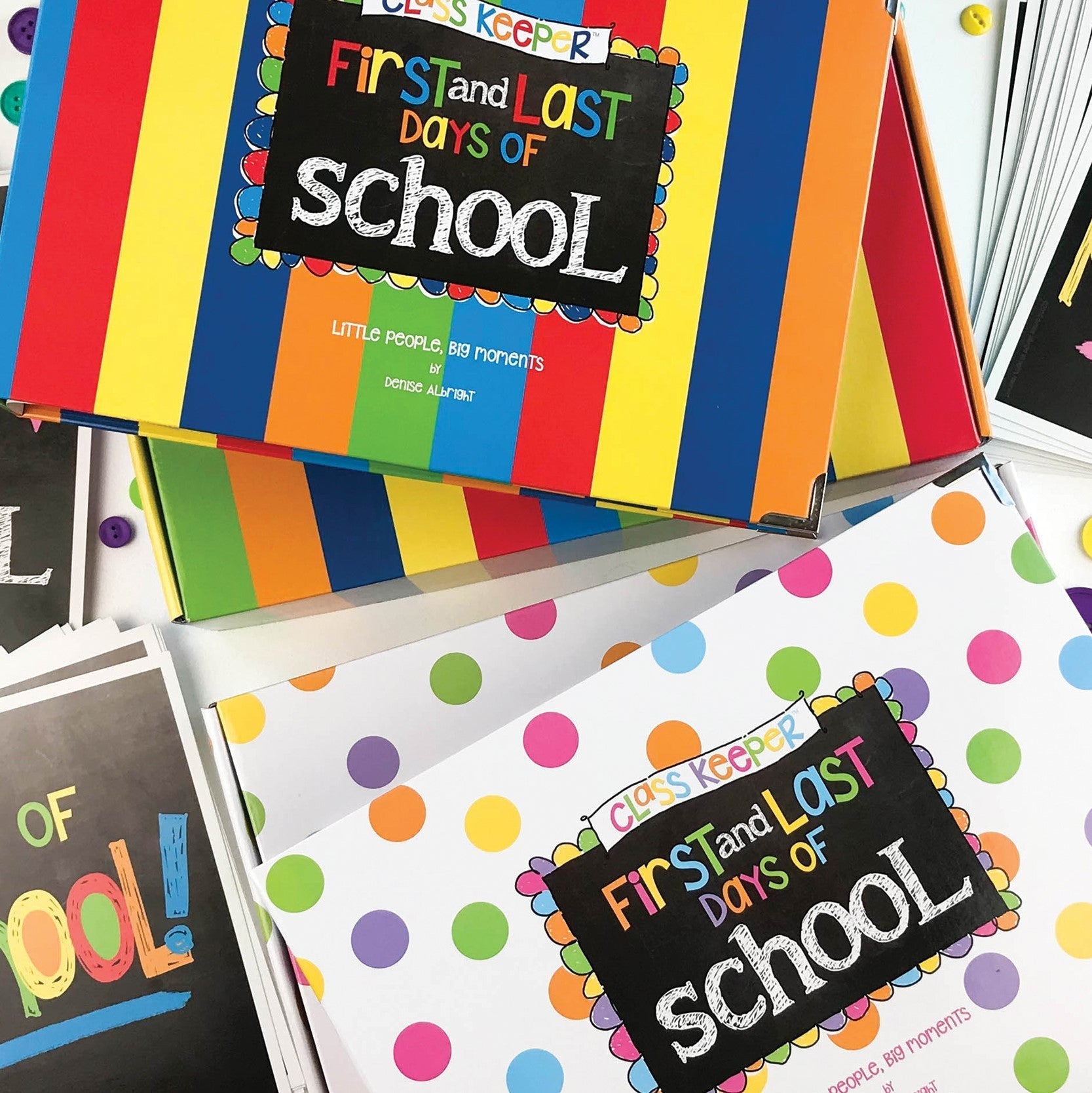 Class Keeper® Easiest School Days Memory Book | (2) Styles | Keepsake - Denise Albright® 