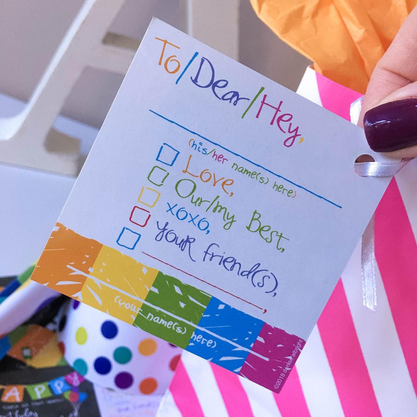 Funny Greeting Cards Boxed Set | All Occasions | Cards, Gift Tags & Gift Stickers - Denise Albright® 