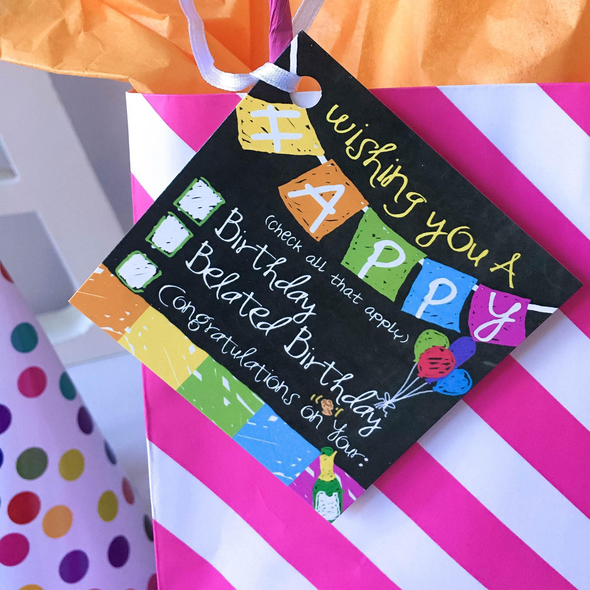 Funny Greeting Cards Boxed Set | All Occasions | Cards, Gift Tags & Gift Stickers - Denise Albright® 