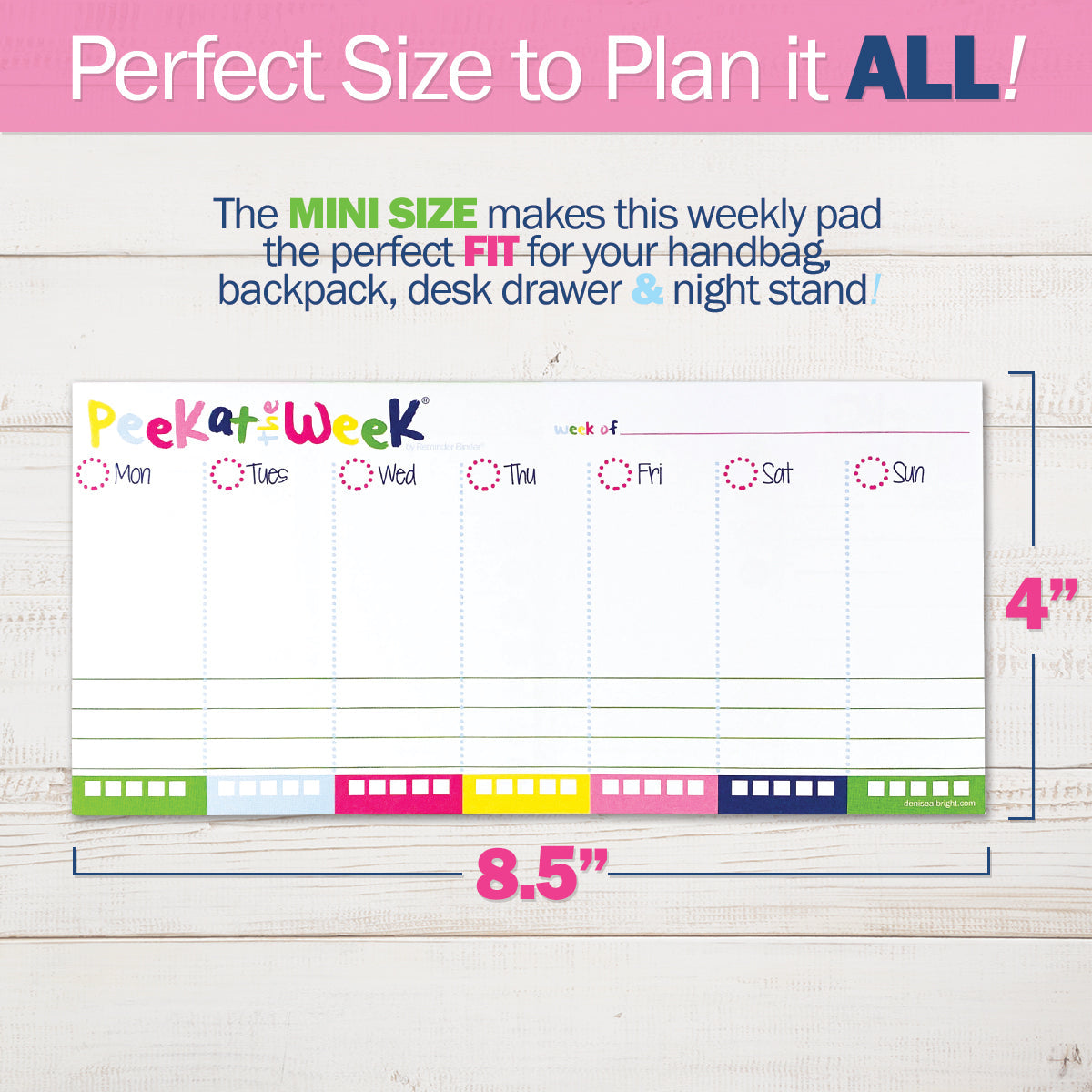 NEW! Perfect Planner Bundle | 2024-25 Reminder Binder® Planner | [2] Planner Pads, Pocket Notebook & Mini Desktop Calendar